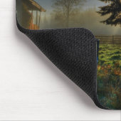 Tapis De Souris Horse Ranch Sunrise Nature Photo (Coin)