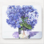 Tapis De Souris Hortensia d'aquarelle (Devant)