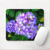 Tapis De Souris Hortensia d'été (Avec souris)
