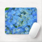 Tapis De Souris Hortensias bleus électriques (Avec souris)