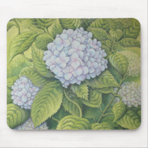 Tapis De Souris Hortensias chez Lanhydrock au pastel
