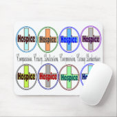 Tapis De Souris Hospice Mousepad--Couleurs uniques et lumineuses (Avec souris)