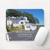Tapis De Souris Hospital Point Lighthouse, Massachusetts (Avec souris)
