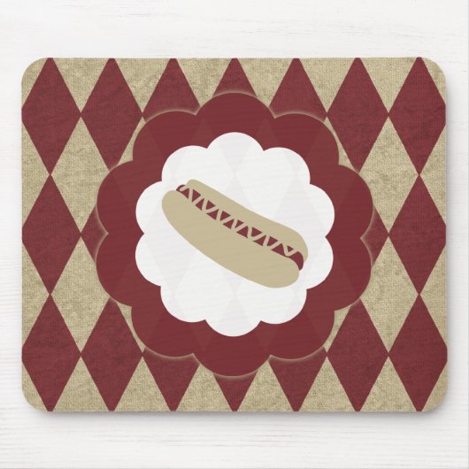 Tapis De Souris hot dog diamonds (Devant)