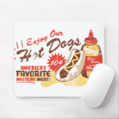 Tapis De Souris Hot-dog rétro Mousepad (Avec souris)