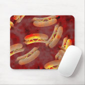 Tapis De Souris Hot dogs grunges (Avec souris)