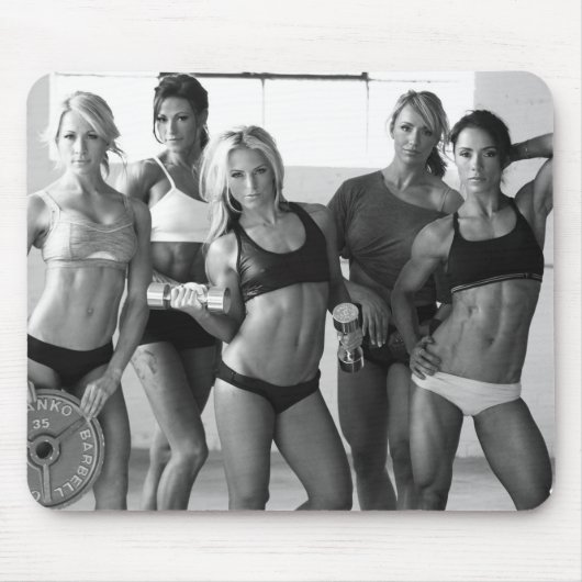 Tapis De Souris Hot Femme Fitness Girls (Devant)
