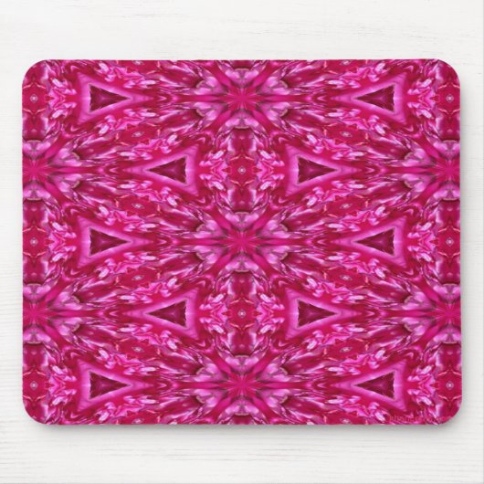 Tapis De Souris Hot Pink Triangles (Devant)