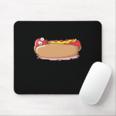 Tapis De Souris Hotdog (Avec souris)