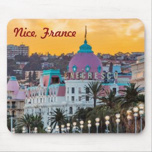 Tapis De Souris Hôtel de luxe célèbre Hotel Negresco à Nice France