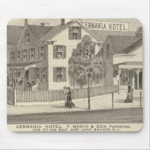 Tapis De Souris Hôtel Germania, Long Branch et Hughes Brothers