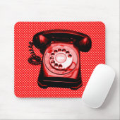 Tapis De Souris Hotline - Motif Red Net (Avec souris)
