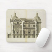 Tapis De Souris Houghton Hall : section transversale du Hall et du (Avec souris)