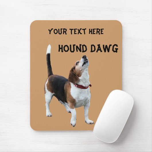 Tapis De Souris Hound Dawg Beagle Funny Chien Mousepad (Avec souris)
