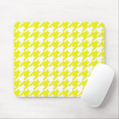 Tapis De Souris Houndstooth élégant au citron (Avec souris)