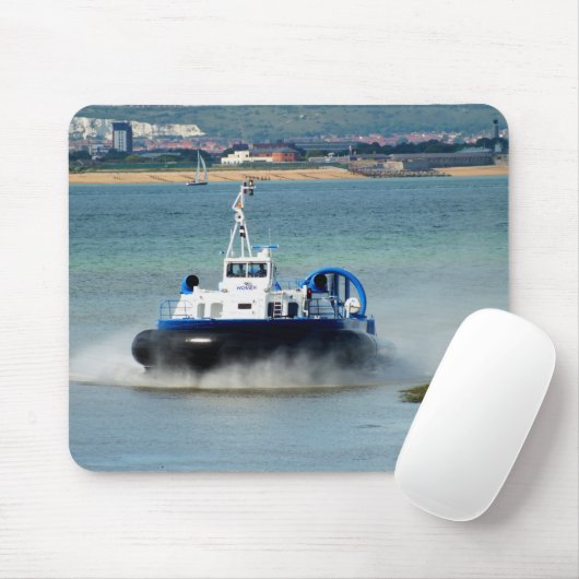 Tapis De Souris Hovercraft arrivant à Ryde (Avec souris)