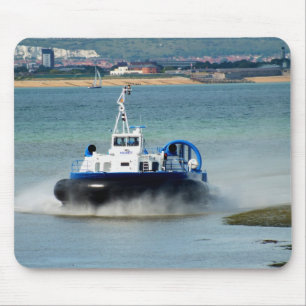 Tapis De Souris Hovercraft arrivant à Ryde