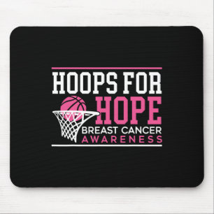 Tapis De Souris Hovers For Hope Basketball Player Cancer du sein A