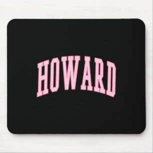 Tapis De Souris Howard Vintage Preppy Varsity Pink Sports