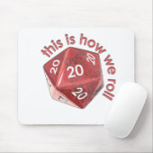 Tapis De Souris HowWeRoll20s (Avec souris)