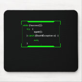 Tapis De Souris HTML Java Coding Coder Programmer Développeur Cade (Devant)