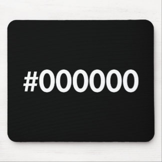 Tapis De Souris HTML RVB noir