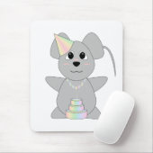 Tapis De Souris HuggablePastelBirthdayMouse (Avec souris)