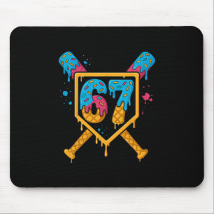 Tapis De Souris Hugvyn 67 Vendre Glace Dégoulinante Six Sept Genz 