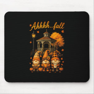 Tapis De Souris Hugvyn Ahhhh...saison automnale Gnome de citrouill