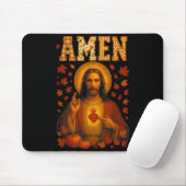 Tapis De Souris Hugvyn Amen Fall Jesus Christian Bible Verses Than (Avec souris)