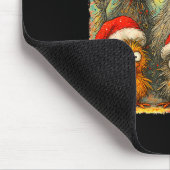 Tapis De Souris Hugvyn Christmas Santa Chicken Crazy Eagerlys Roos (Coin)