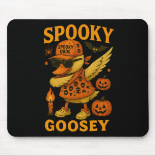Tapis De Souris Hugvyn Halloween Éffrayant Goosey Halloween Silly