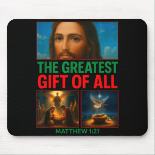 Tapis De Souris Hugvyn Noël Bébé Jésus Scène de la Nativité Christ