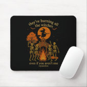 Tapis De Souris Hugvyn They're Burning All The Witches Skeleton Wi (Avec souris)