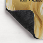 Tapis De Souris Huile d'ivoire et d'or marbrée (Coin)