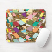 Tapis De Souris Huile d'or couleur Abstraite (Avec souris)