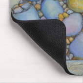 Tapis De Souris Huile Pastel River Rocher et galets (Coin)