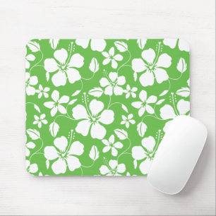 TAPIS DE SOURIS HULA HAÏIENNE (HIBISCUS) LIME