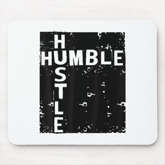 Tapis De Souris Humble Hustle Insrational Motivational Entrepreneu (Devant)
