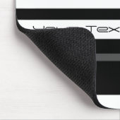 Tapis De Souris Humbug Stripe 'Your Text' mousepad vertical (Coin)