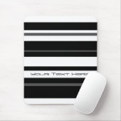 Tapis De Souris Humbug Stripe 'Your Text' mousepad vertical (Avec souris)