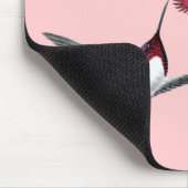 Tapis De Souris Humming Birds Grunge Hearts with Wings (Coin)