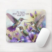 Tapis De Souris Hummingbirds Christian Mousepad (Avec souris)
