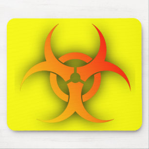 Tapis de souris humoristique Bio Hazard Humour
