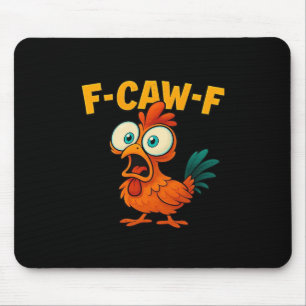 Tapis De Souris Humour Corbeau drôle F-Caw-F Gothique