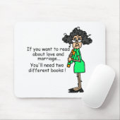 Tapis De Souris Humour d'amour et de mariage (Avec souris)