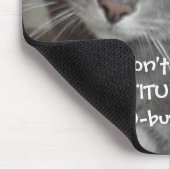 Tapis De Souris Humour d'attitude de chat bleu russe (Coin)