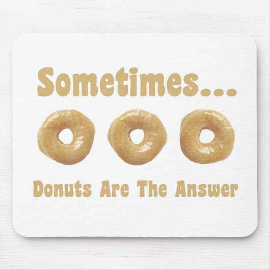 Tapis De Souris Humour de beigne (Devant)