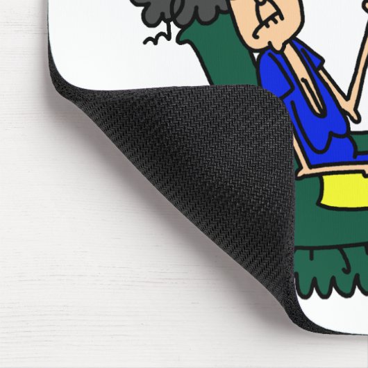 Tapis De Souris Humour de bouffée de chaleur (Coin)