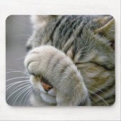 Tapis De Souris Humour de chat tigré (Devant)